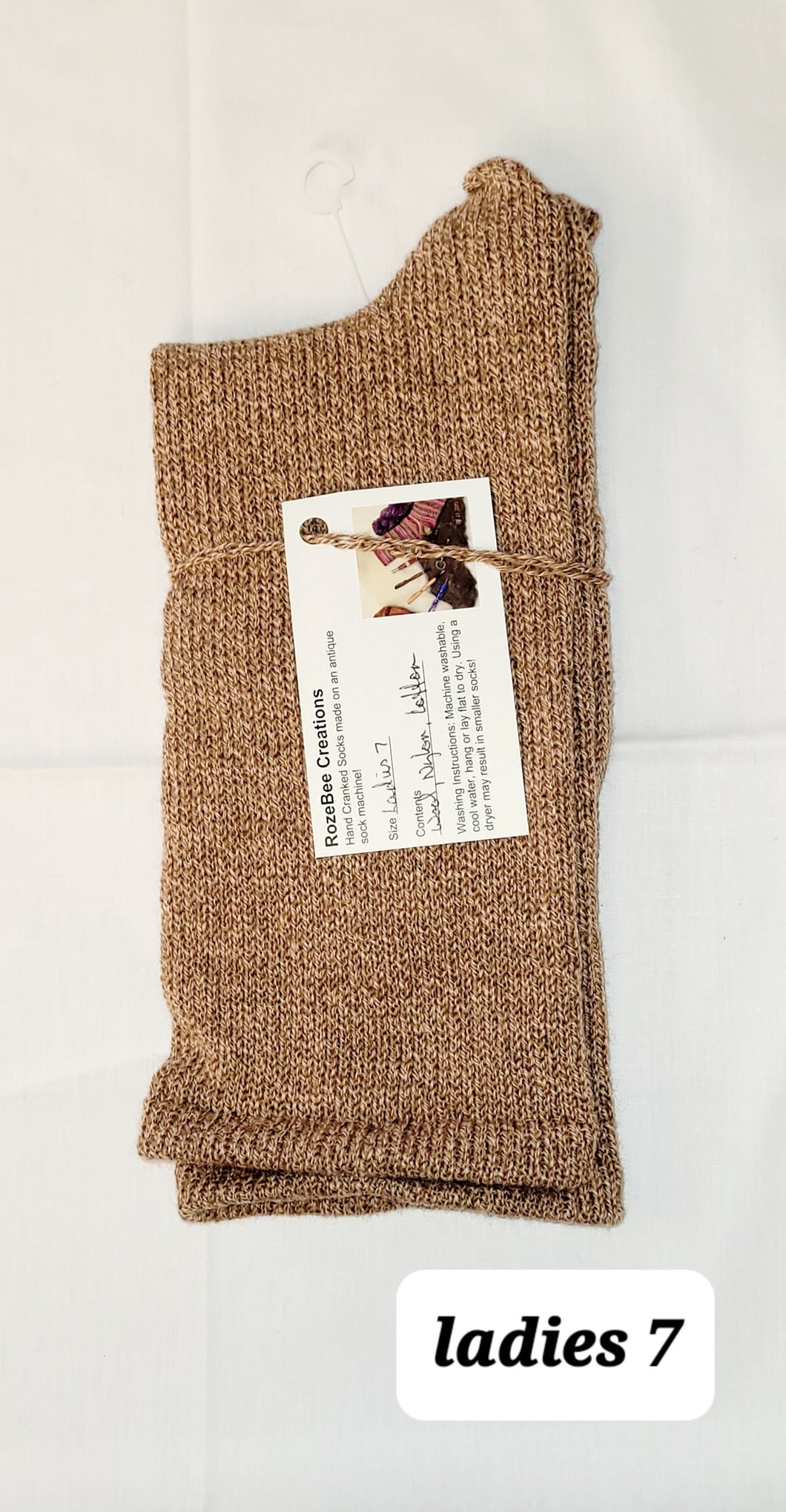 L7005 Ladies Size 7 Wool socks