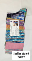 L6007 Ladies Size 6 Wool socks