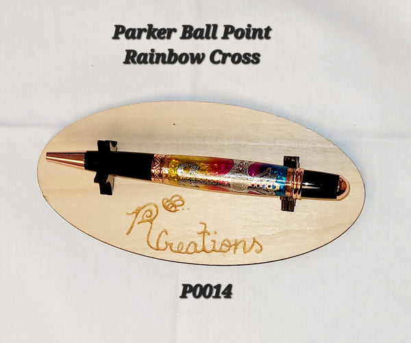 P0014 Rainbow Cross Parker Ball Point