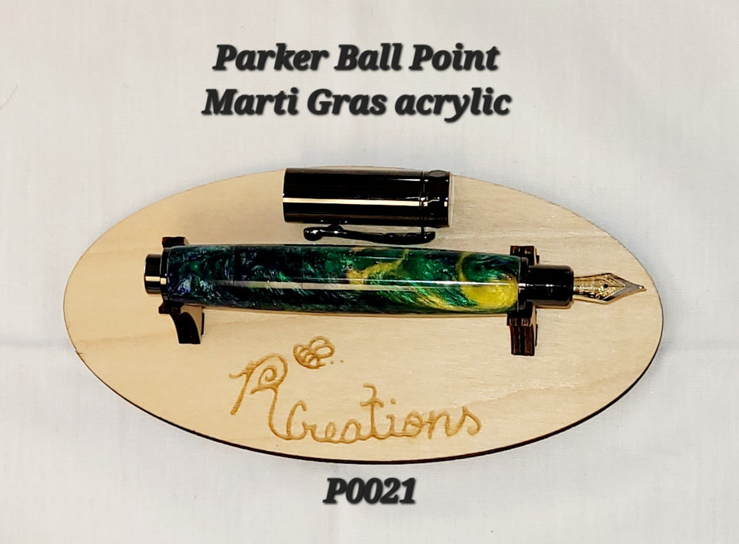 P0021 Marti Gras Fountain Pen