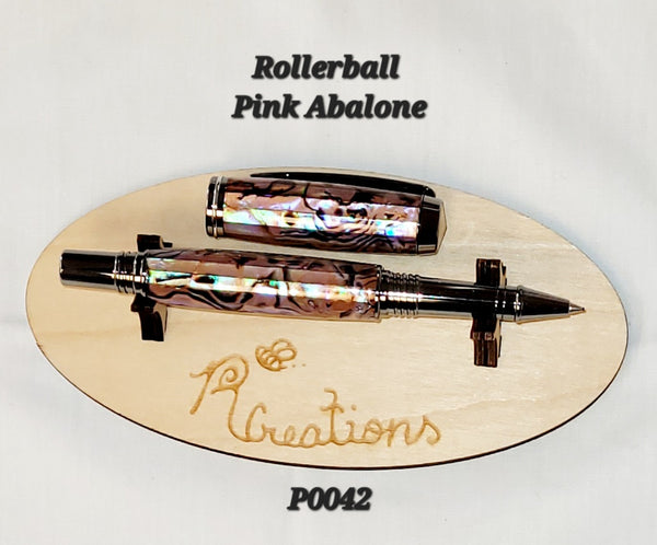 P0042 Pink Abalone Rollerball