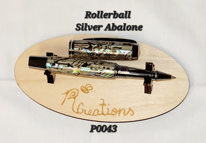 P0043 Silver Abalone Rollerball